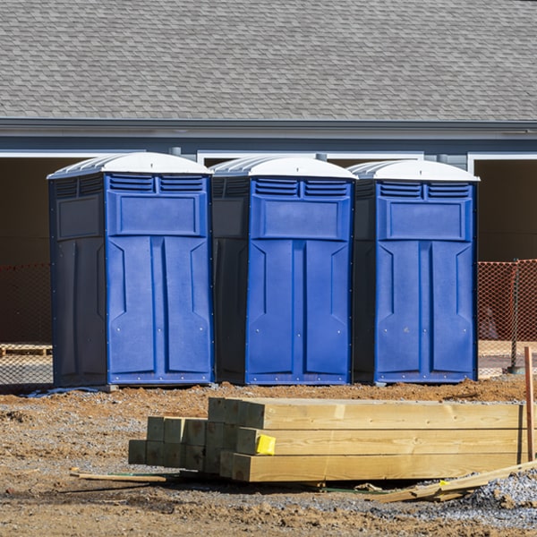 what is the maximum capacity for a single portable restroom in Burton IL